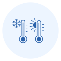 Temp. Range: -70°C to 200°C